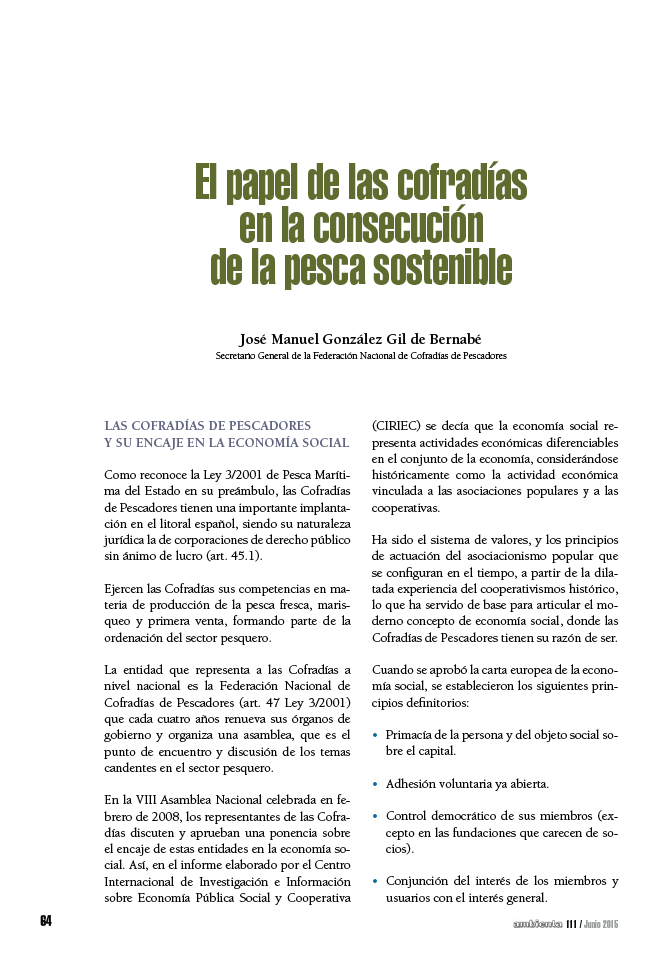 El papel de las cofradías en la consecución de la pesca sostenible