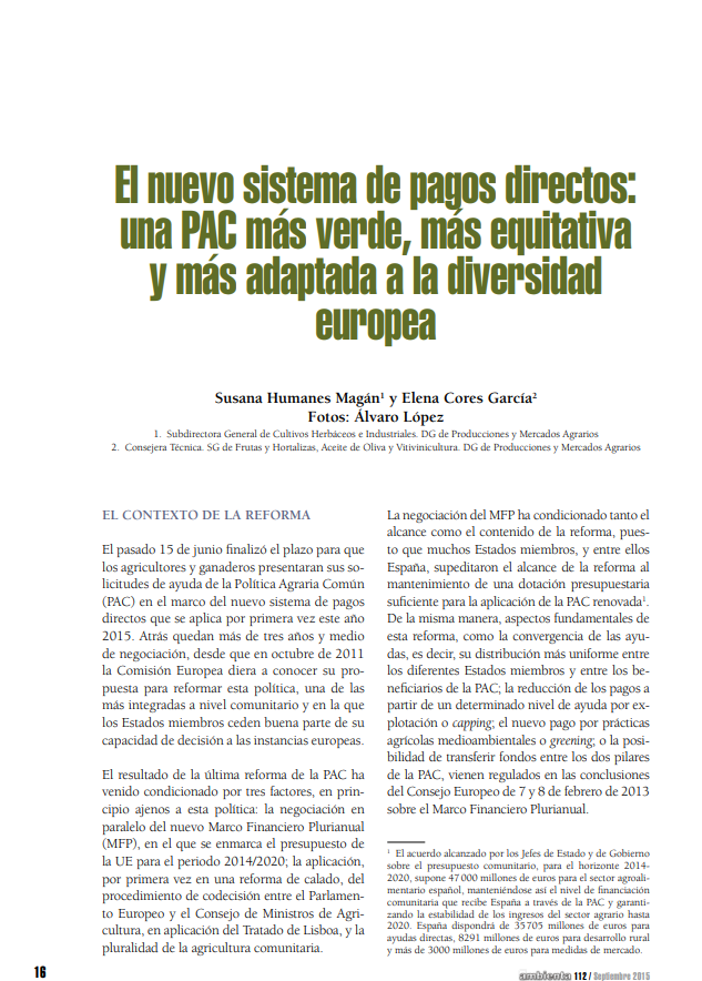 El nuevo sistema de pagos directos