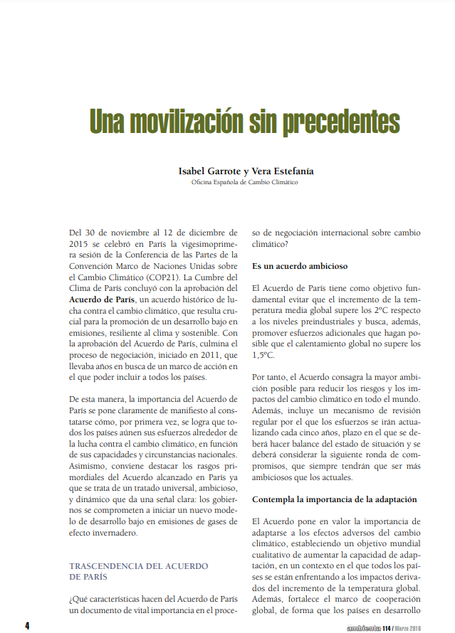 Una movilización sin precedentes