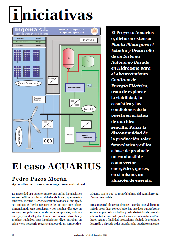 Iniciativas: el caso Acuarius