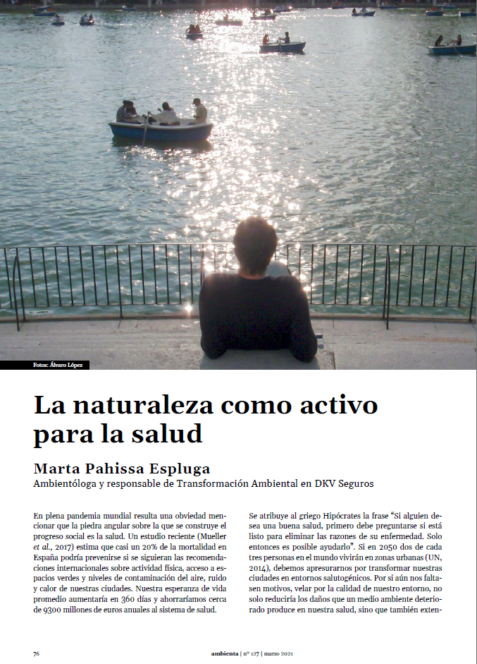 La naturaleza como activo para la salud