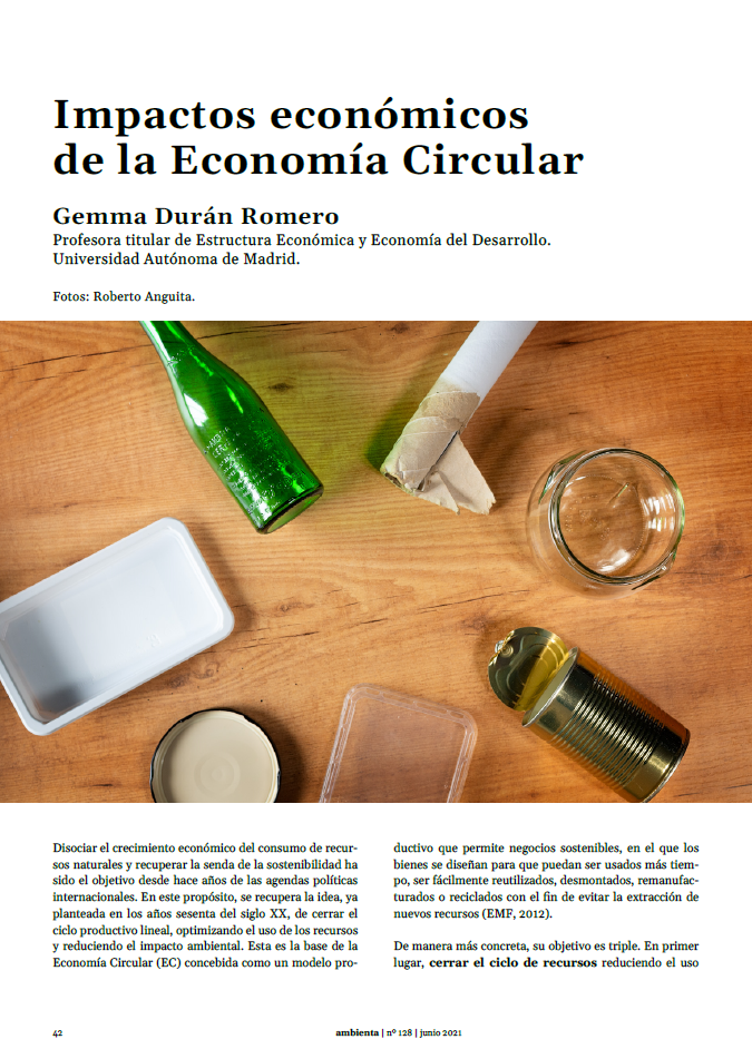 Impactos económicos de la economía circular