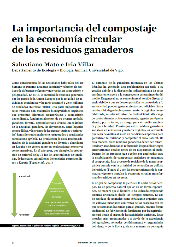 La importancia del compostaje en la economía circular de los residuos ganaderos