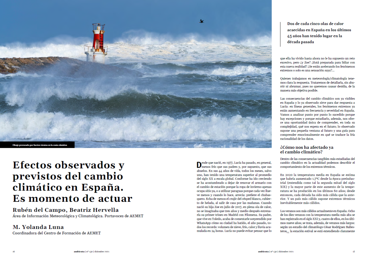 Efectos del cambio climático en España