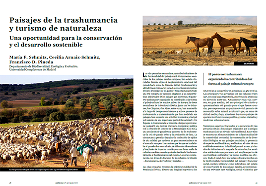 Trashumancia y turismo de naturaleza