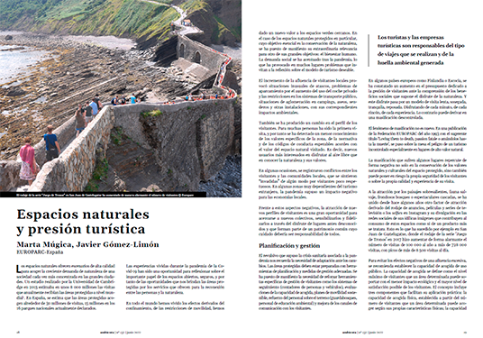 Espacios naturales y presión turística