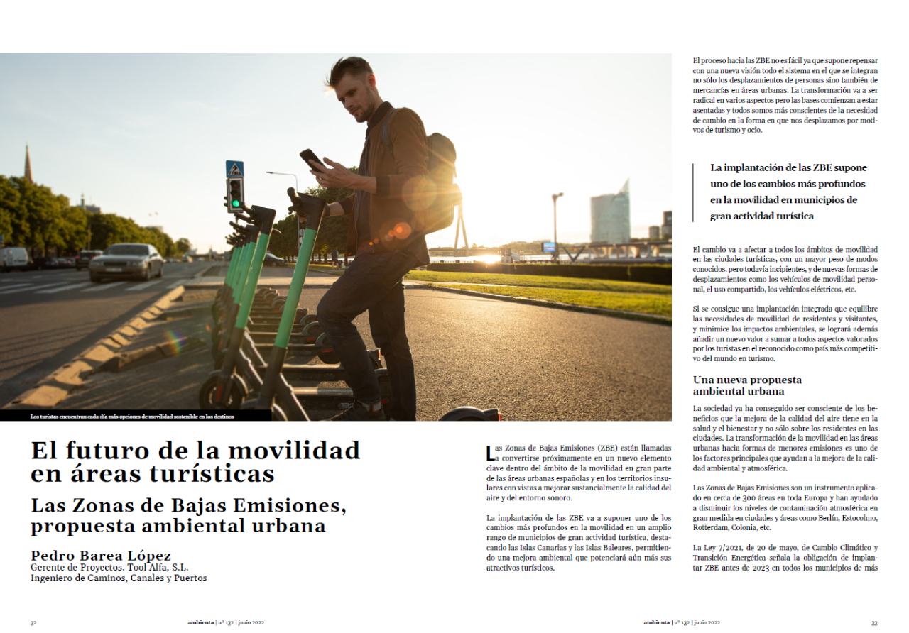 El futuro de la movilidad en áreas turísticas