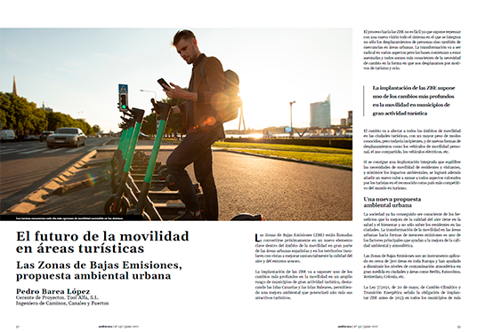 El futuro de la movilidad en áreas turísticas
