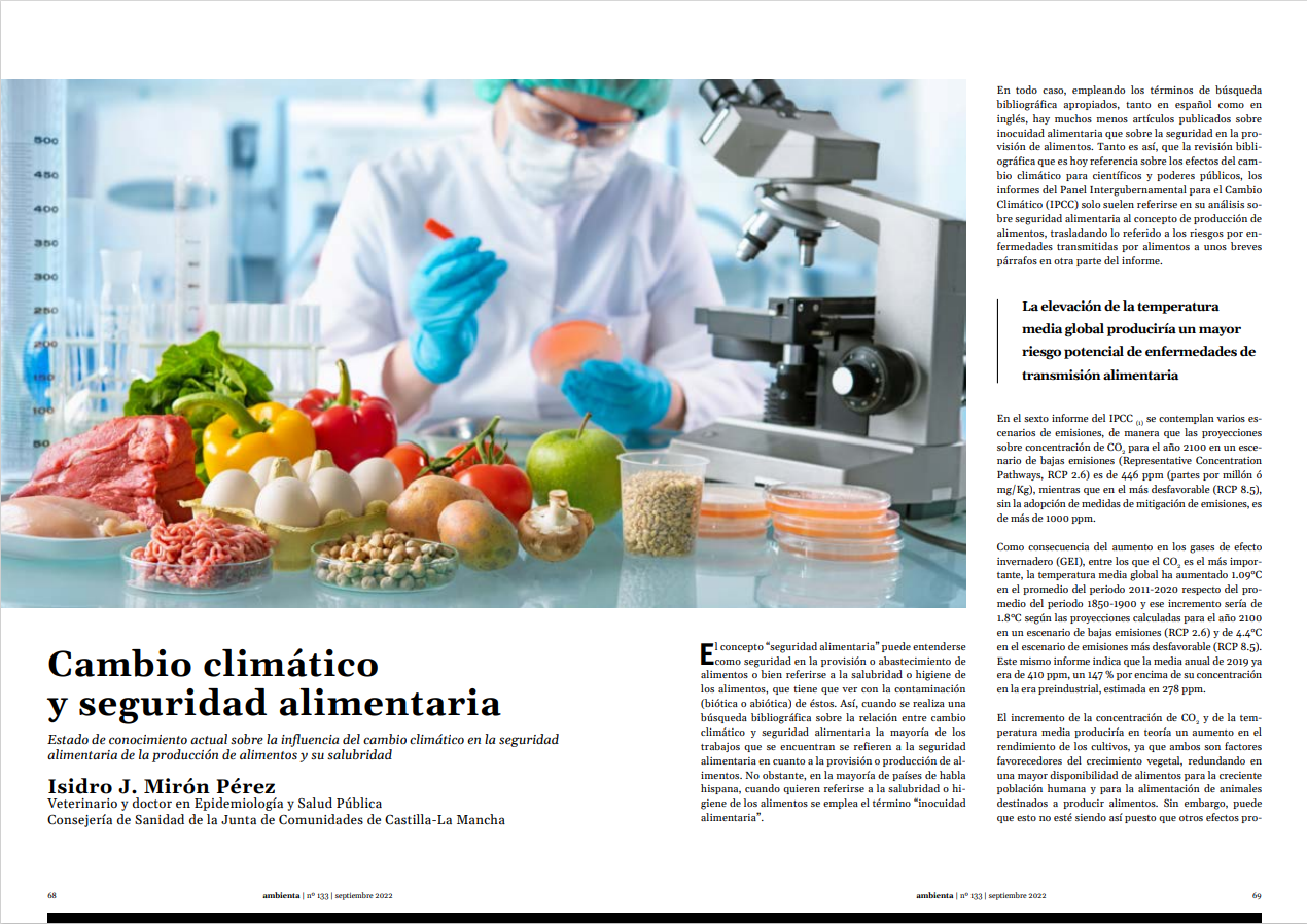 Cambio climático y seguridad alimentaria
