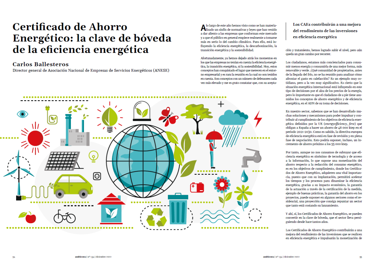 Certificado de Ahorro Energético: la clave de bóveda de la eficiencia energética. 