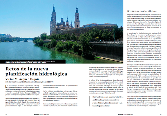 Retos de la nueva planificación hidrológica
