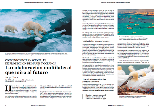 Convenios Internacionales de protección de mares y océanos