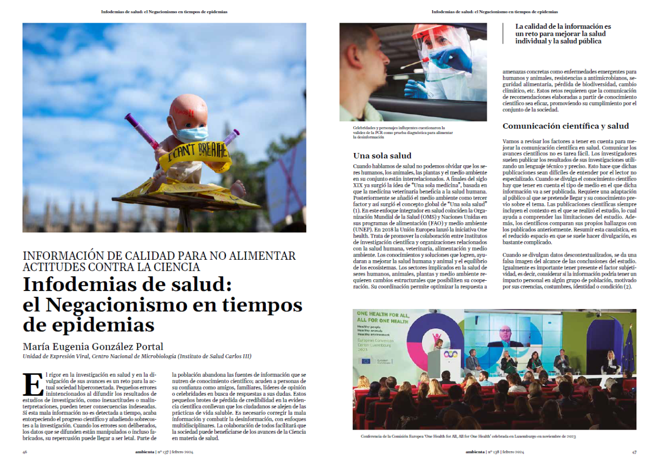 Infodemias de salud: el negacionismo en tiempos de epidemias