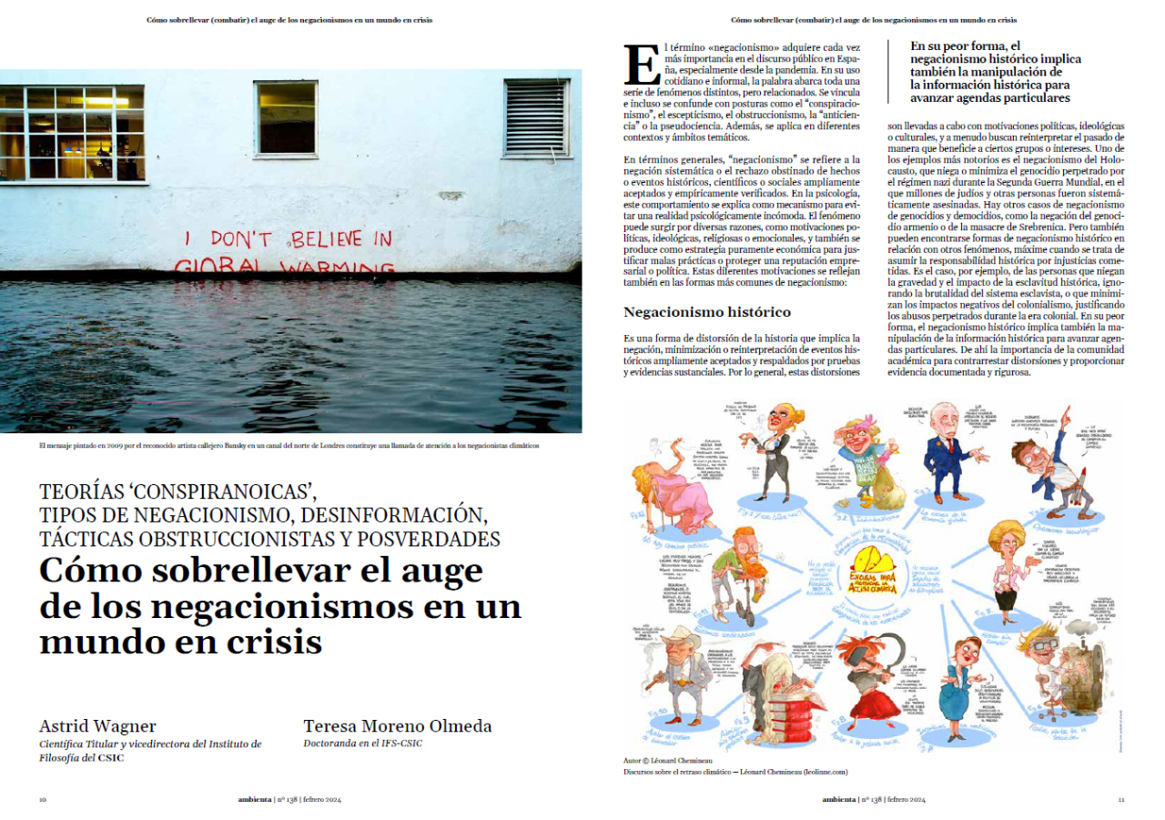Cómo sobrellevar el auge de los negacionismos en un mundo en crisis