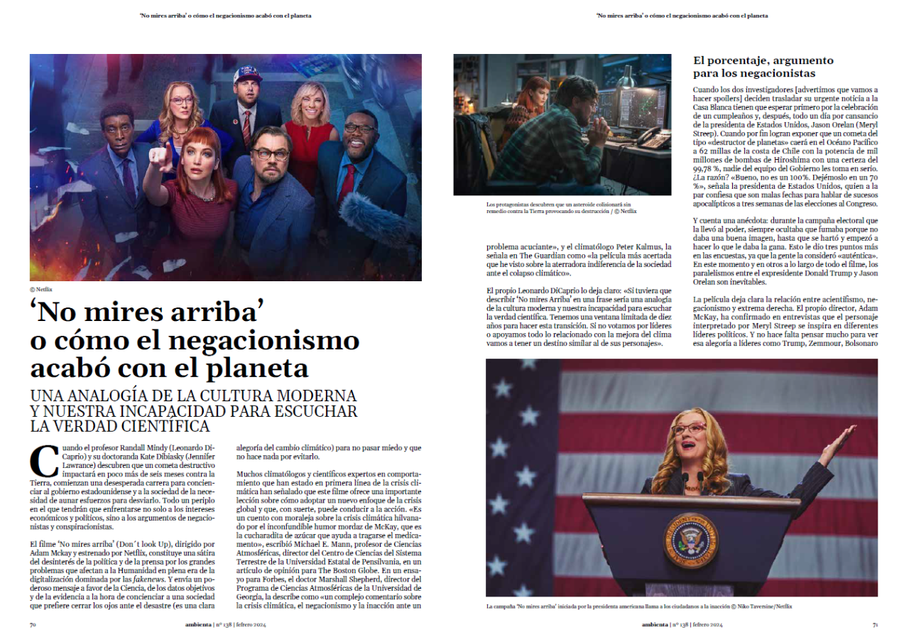 ‘No mires arriba’ o cómo el negacionismo acabó con el planeta