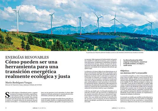 Cómo pueden ser una herramienta para una transición energética realmente ecológica y justa