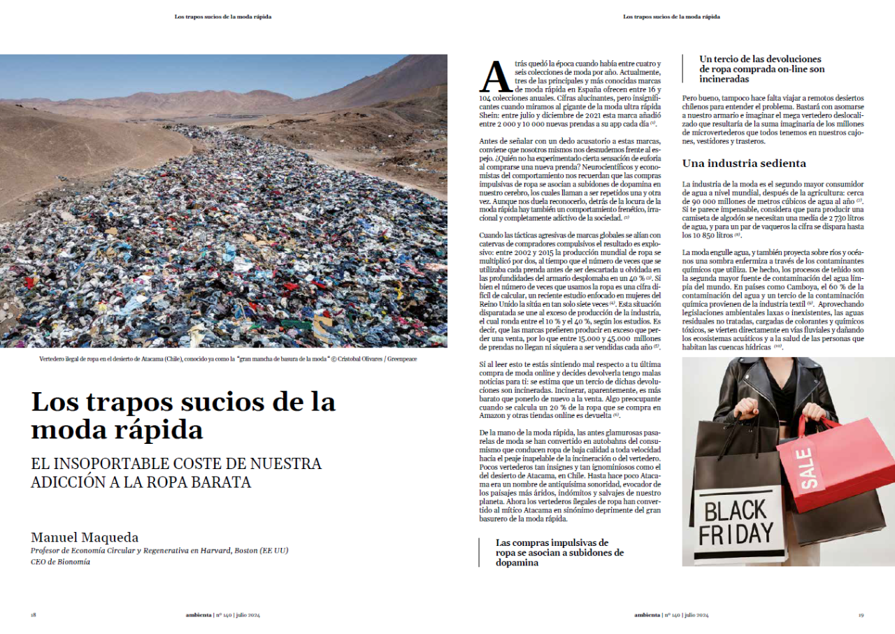 Los trapos sucios de la moda rápida