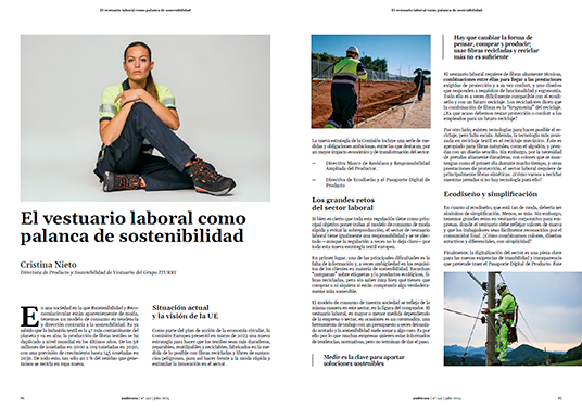 El vestuario laboral como palanca de sostenibilidad