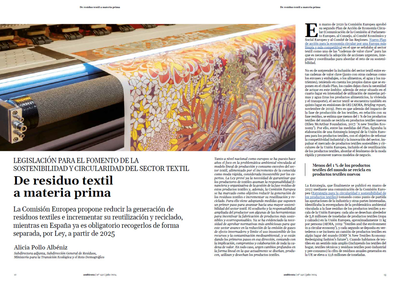 De residuo textil a materia prima 