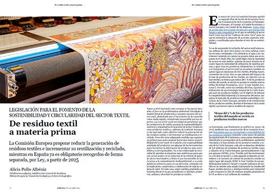 De residuo textil a materia prima 