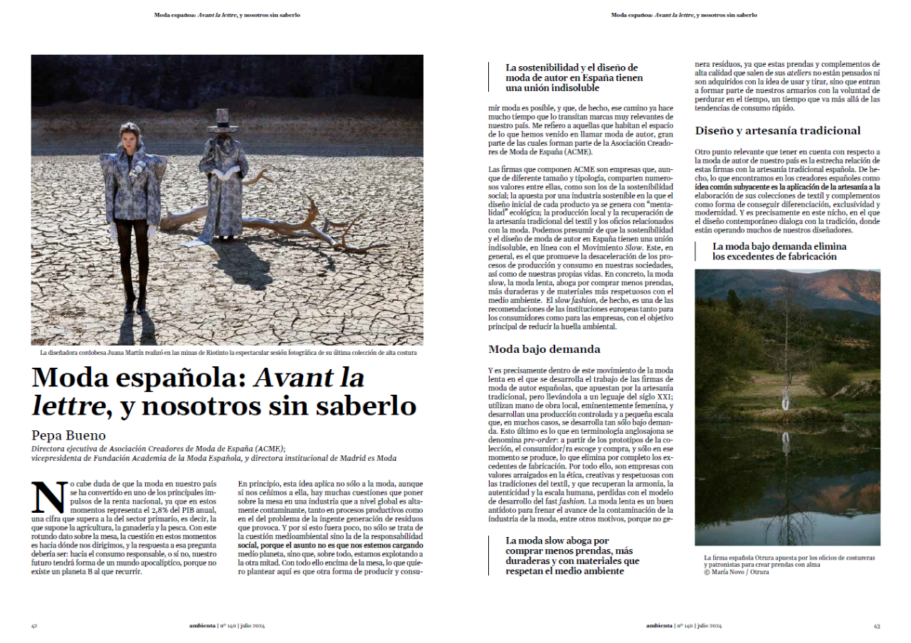 Moda española: Avant la lettre, y nosotros sin saberlo 
