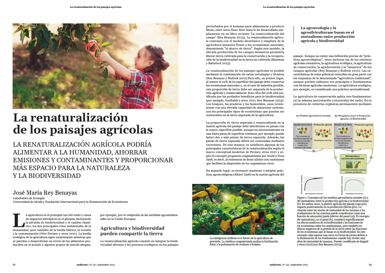 Renaturalización agrícola