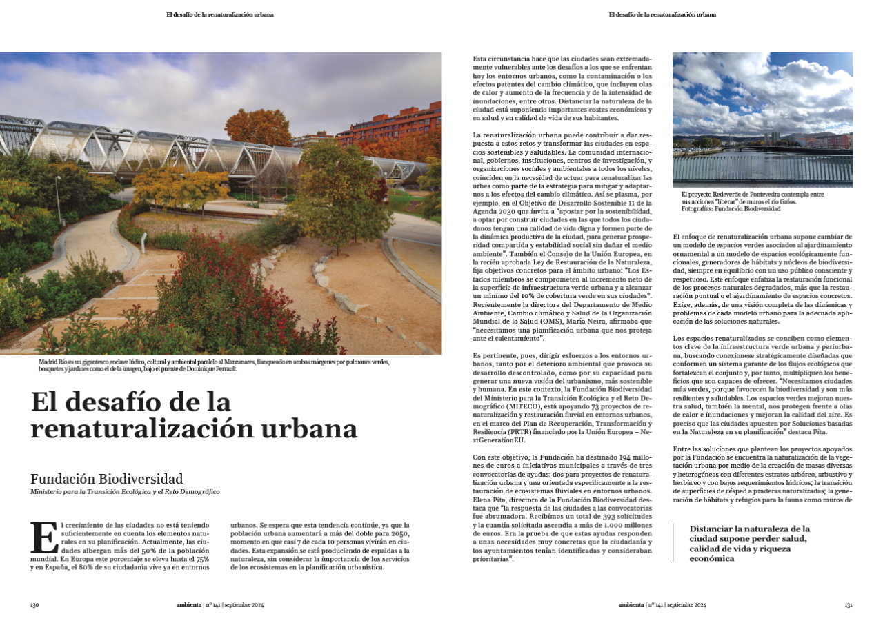 Renaturalización urbana