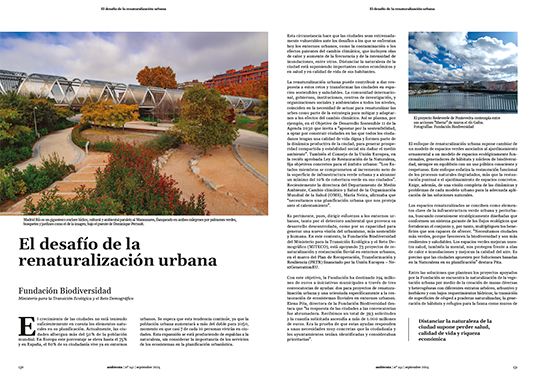Renaturalización urbana