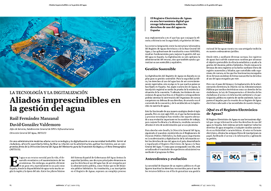 Aliados imprescindibles en la gestión del agua